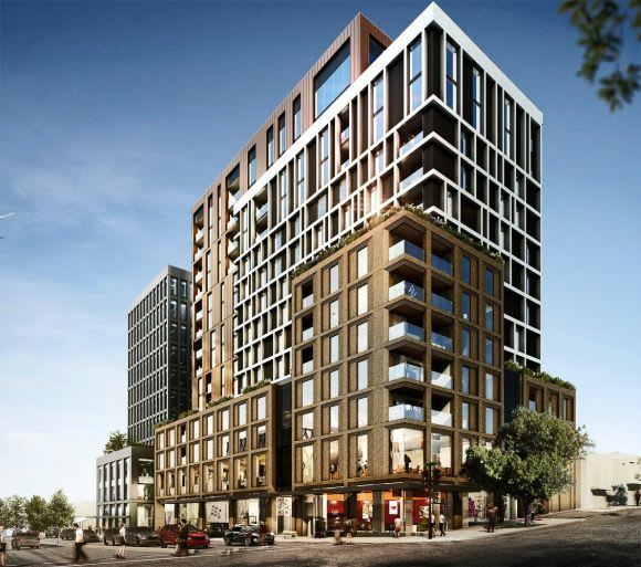 Street level perspective. Image: Franze Developments Approval granted for a major 0 million Geelong development