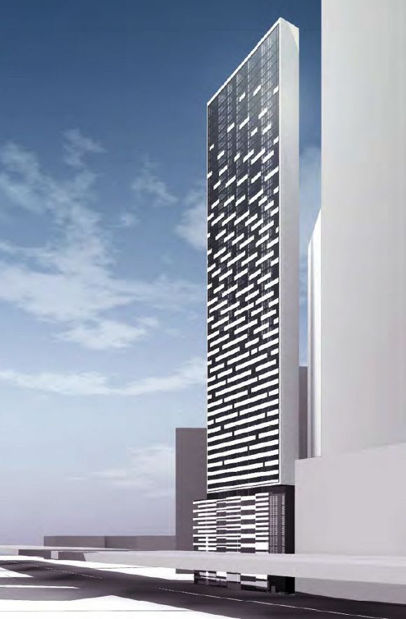65-71 Haig Street, Southbank. Image © Fender Katsalidis Planning Application: 65-71 Haig Street, Southbank