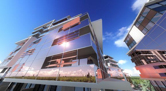 Artist's impression of the facade treatment. Image courtesy Architeria Architects Reservoir Reflection one of suburban Melbourne's largest proposals