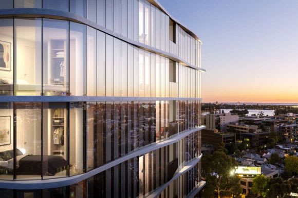 Prospective views from 37-43 Park Street. Image: Milbex City of Port Phillip deal with the tall and the short of it