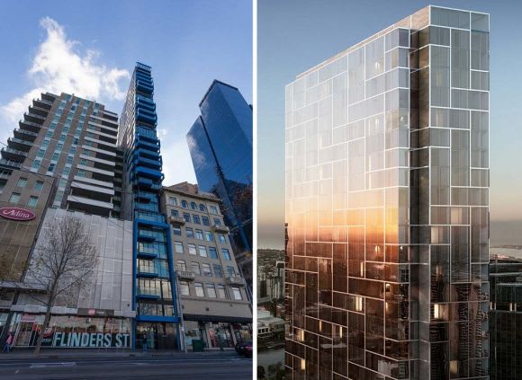 Phoenix Flinders Street & Collins House. Images: Bosco Johnson & Golden Age Is there still a place for the 'skinny skyscraper' in Melbourne?