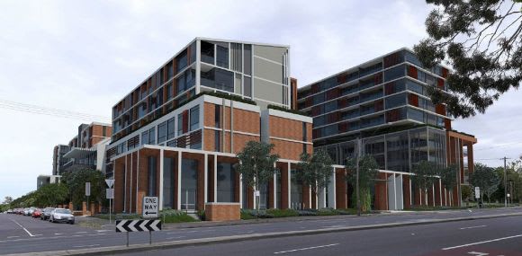 Ryman's scheme as rendered from Bell Street with Rodda Street to the left The former Coburg High School site seeks a fresh beginning