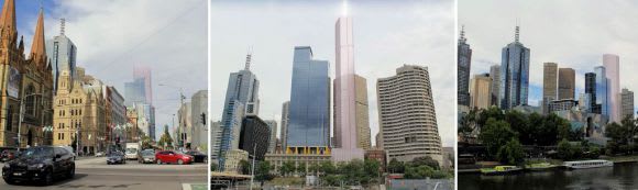 Preliminary perspectives of 32 Flinders Street. Image courtesy SJB Architects DEXUS seeking a Nexus: 32-44 Flinders Street planning application