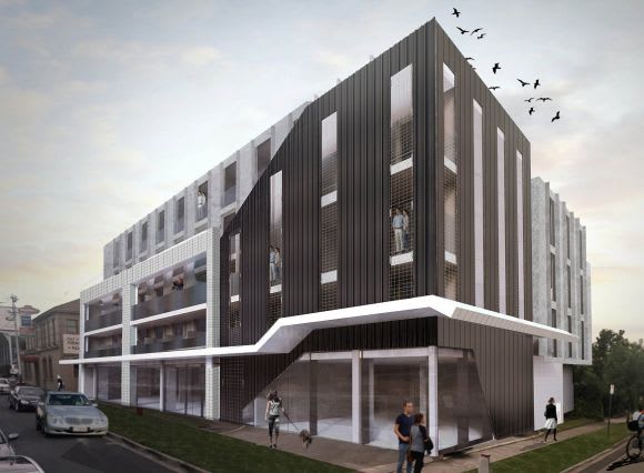 Corno Nero's bid for Malvern. Planning image: D-Arc Architects Marriott confirmed for Docklands as Malvern scores its own substantial hotel project
