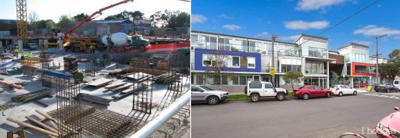 U108 began in earnest during 2007. Image: RealestateVIEW Melbourne under construction - a decade ago