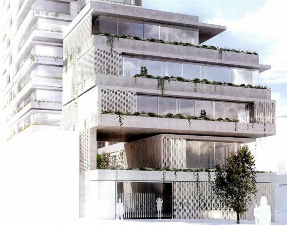 Woods Bagot's take on 'individually expressed homes Luxury, green, homely: Flagship's new Richmond apartment project in detail