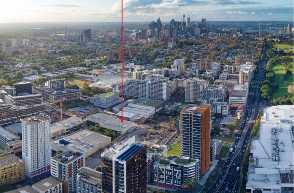Crown Group's initial Waterloo site. Planning image: Koichi Takada Architects Crown Group doubles up in Waterloo