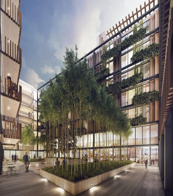 Internal communal space. Application image: Fender Katsalidis Metro Equity enters the Doncaster limelight with Casablanca