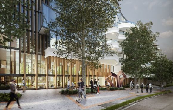 Tram Road interface. Application image: Fender Katsalidis Metro Equity enters the Doncaster limelight with Casablanca