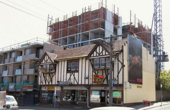 The site with Barrett under construction during 2004 Two residential projects seek their spot on Hawthorn's Burwood Road