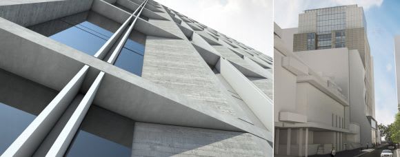Exterior finishes. Planning image: Rothelowman South Yarra's fourth hotel in development unveiled