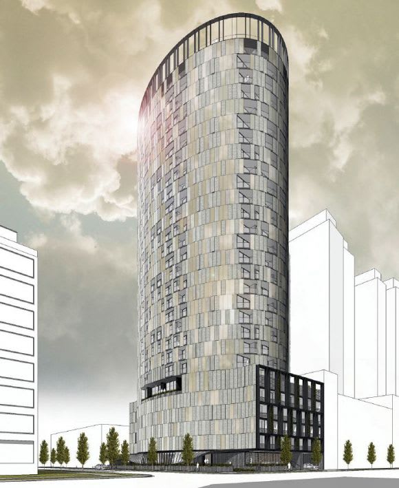 Artists impression of 68-70 Dorcas Street. Image courtesy SJB Planning Application > 68-70 Dorcas Street, Southbank