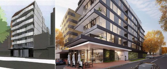 865-871 Dandenong Road with Gascoigne and Finch. Malvern East firms as a new apartment hotspot