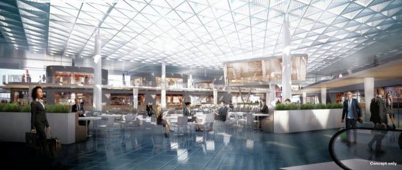 A sign of things to come. Image courtesy Melbourne Airport Melbourne Airport's stakeholder presentation reveals a new International Terminal