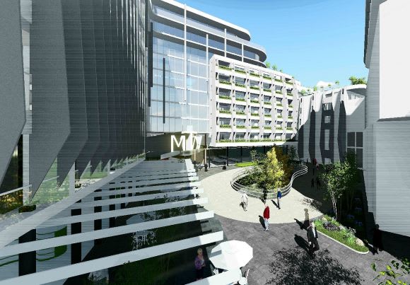 Rendered perspective. Planning image: Marchese Partners Mount Waverley earmarked for a ‘multi-age precinct' development