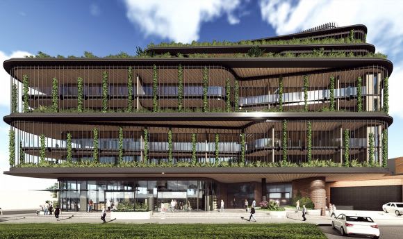 Queens Parade perspective. Planning image: Cox Architecture Gurner adds weight to Fitzroy North's emerging high-density precinct