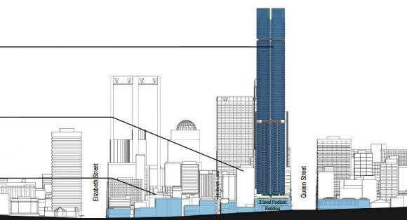 280 Queen Street. Image © Peddle Thorp Planning Application: 280 Queen Street, Melbourne