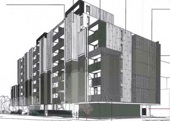 Wreckyn Street perspective. Planning image: Hayball Mammoth Empire seeks approval for a third Melbourne development