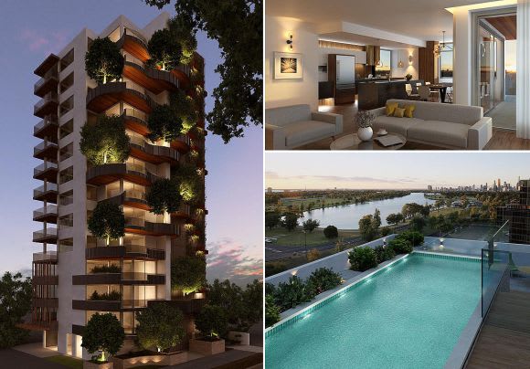 K1 Residences. Images: DE atelier Architects Melbourne's new rash of penthouses continue to set the benchmark