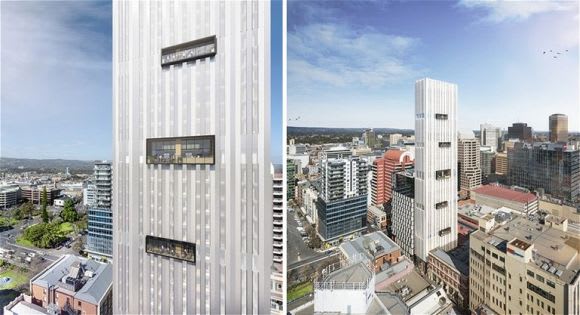 Adelaide's new tallest syudent accommodation building? Image: Hines Property Adelaide primed for two telling new developments