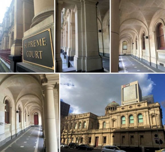 Exterior images of the Supreme Court of Victoria Melbourne Open House 2016