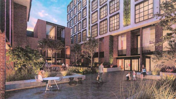 A JCB Architects render of the initial Roden Street development West Melbourne in line for two additional projects