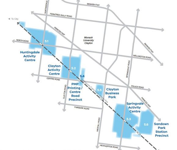 The Monash Urban Renewal Precincts and Strategic Sites Plan Melbourne's National Employment and Innovation Clusters take another step toward reality