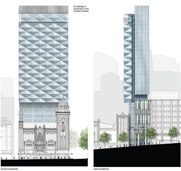 The Forum tower. Image courtesy Bates Smart Some proceed, others falter as planning decisions are made