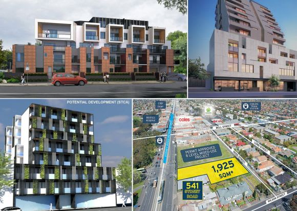 Development sites: possible, potential and probable Development sites presently advertised for sale offer a reflection of the current market