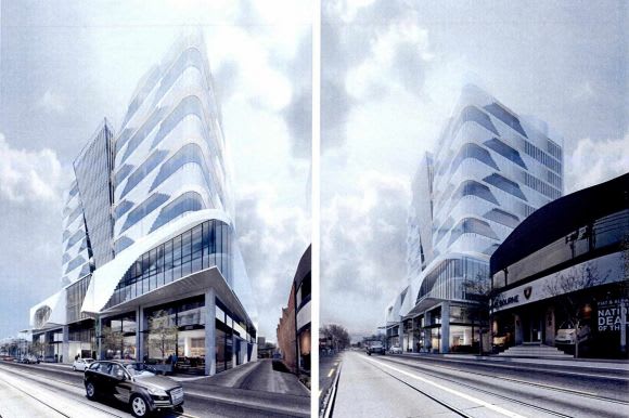 Swan Street's latest commercial prospect. Planning image: Bruce Henderson Architects City of Yarra's commercial prospects boosted by 100,000sqm