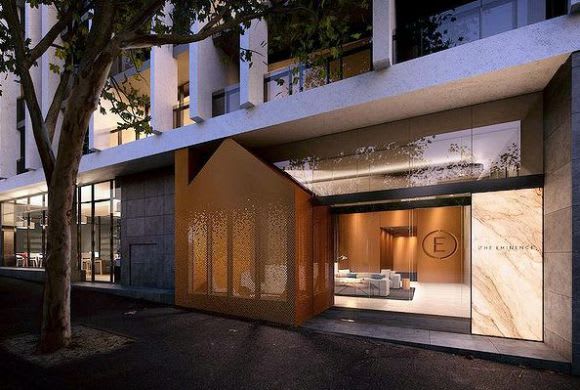 The Eminence plays on Carlton's low-rise character The Eminence joins the queue on Queensberry