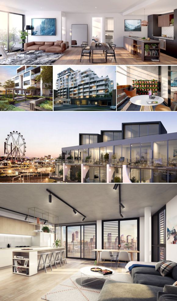 There's no shortage of choice for prospective buyers New apartment releases line up for their time in the sun