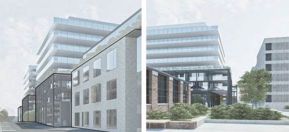 Conceptual site massing images. Planning image: Bates Smart Lendlease revisits Richmond's GTV9 site
