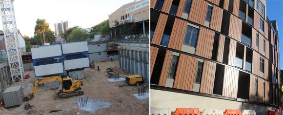 Reflections under construction and the adjoining 1 Shiel Street Arden Precinct receives a construction boost