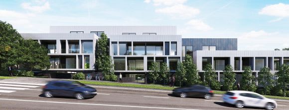 Dandenong Road perspective. Planning image: Cera Stribley AUSCO targets Mulgrave as their latest apartment project hits planning