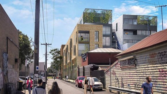 A new Little Miller Street outlook. Planning image: Breathe Architecture / KTA Antipodean style: Another design sensitive apartment project for Brunswick East