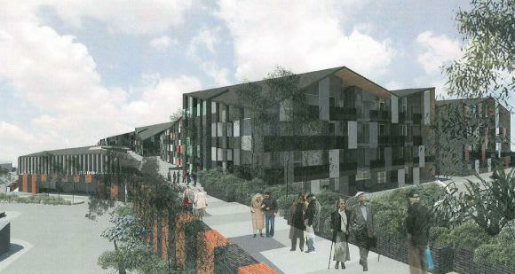 107-115 Andersons Creek Road, Doncaster East. Image © CHT Vertical aged care in action