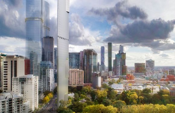 RSV's envisaged skyscraper at the northern end of town Royal Society of Victoria floats a plan for Melbourne's tallest skyscraper