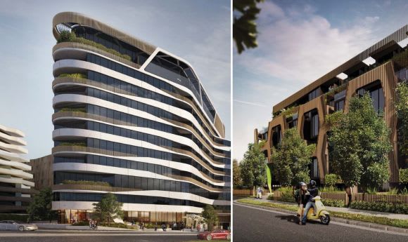 Differing development perspectives. Image: Hayball Ring a ding-ding! Doncaster's largest development site edges toward fruition
