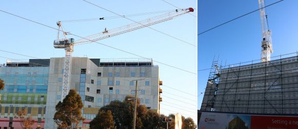 Sunshine Hospital and Cabrini Malvern construction during August Big ticket health projects keep pace with a ballooning Melbourne population