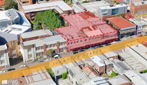 Johnston Street as is. Planning image: COX Architecture GURNER's affinity with Yarra continues