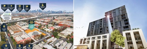 Kensington and Footscray come with mid-rise intentions Current suburban development sites reinforce the prevailing development trend