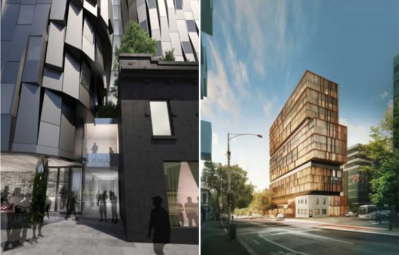 The inner city student accommodation additions. Images: Hayball Four significant projects receive the NOD
