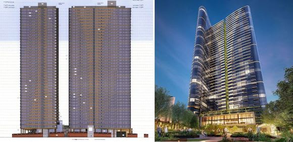 Render and plan for Melbourne Quarter's residential emelent. Image: Lend Lease Lend Lease's Melbourne Quarter granted City of Melbourne support