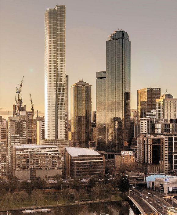 An early Bates Smart design for 555 Collins Street Fragrance Group secures approval for the seemingly defunct 555 Collins Street