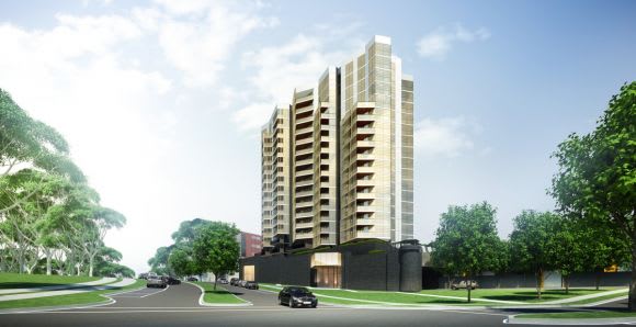 Artist's impression of Air Apartments A breath of fresh Air for Pentridge in Coburg