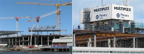 The MECC expansion during 2007 Melbourne under construction - a decade ago