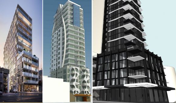 Fellow proposals at 33 Park Street, 5-7 Park Street and 9-13 Park Street. A problem South Melbourne site looks for new life