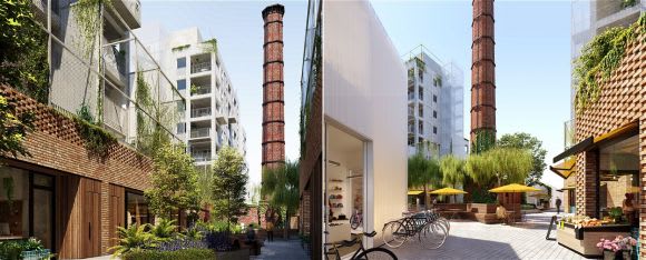 Ground level expectations. Image: Fieldwork Architects Urban regeneration grips Brunswick's massive Licorice Factory site