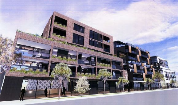 165-169 Keilor Road. Image: Colliers Alexa provides Essendon with a design focal point